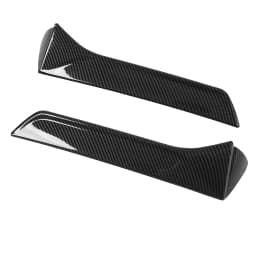 2Pcs Car Rear Window Side Splitter Wing Exterior Trim Left Right Auto Replacement Only For SEAT LEON 5F FR Mk3 MK3.5 2013‑2021