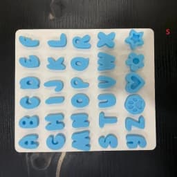 DIY Silicone Letter Charms Custom Dog Name Decor Anti-Fall Waterproof Fit for Thick Thin PVC Pet Collars