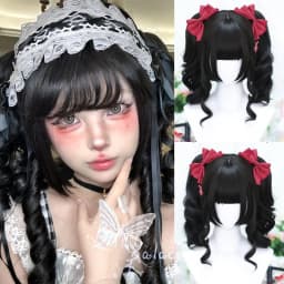 OLACARE Long Body Wave Black Brown Purple Cosplay Wigs Heat Resistant Synthetic Wigs Middle Part Natural Lolita LM Wigs Women