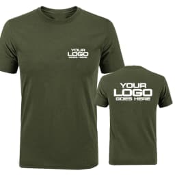 Customized Your Design Here T Shit Text Name Tsihrt Add Your Own Message Men's T-shirt Personalized Tees Custom Cotton Tshirt