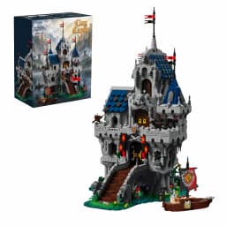 Lion Castle Royal Modular Buildings Blocks Sets Medieval Fortress City Street View House Architecture Assembly Brick Model Kit Adults DIY Collectible Gift 3967PCS