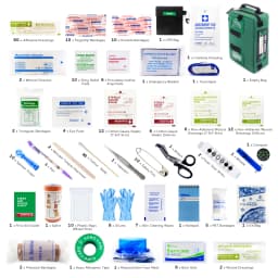 Large Multi-functional Outdoor IFAK Survival Equipment First Aid Kit Emergency Survival Kit Trauma Bag for Work Travel Hiking