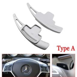 For Mercedes Benz A B Class W447 W176 W246 MB SLK R172 CLA C117 GLA X156 Car Steering Wheel Paddles Shifter Extender Accessories