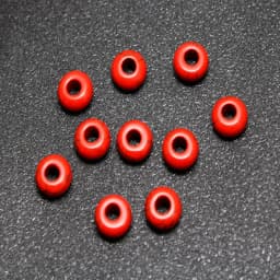 10Pcs Natural Crystal Agate Stone Big Hole Beads Abacus Spacer Beads Crafts Supplies for Jewelry Making DIY Bracelet Accessories