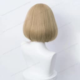 35cm Short Bob Cosplay Wig Golden Yellow Red Purple Black Blue Pink Women Bobo Hair Heat Resistant Hair Universal Anime Wigs