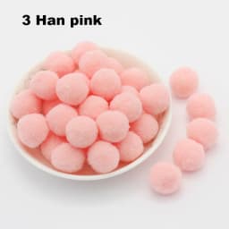30-300Pcs Pom Poms Fluffy Soft Pompom Ball 8/10/15/20/25/30mm Handmade Sewing Craft DIY Kids Toy Christmas Weddinrg Decoration