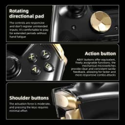 Anbernic RG G01 / RG P01 Retro Games Controller Hall Effect Triggers XBOX Gamepad for PC Android IOS Steam Linux Supports Bluetooth 5.3/Wired/2.4G Wireless