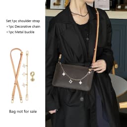 Bag Shoulder Strap For Lv Neverfull Bag Leather Bag Strap Extension Chain Underarm Bag Belt Crossbody Replacement Accessories