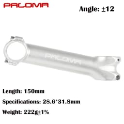 Paloma Bicycle Extended Stem 150mm Long 12 Degree CNC Handle 28.6 * 31.8mm Mountain Bike Road Bike Equipment Accessories