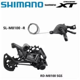 SHIMANO XT SL-M8100 Right RD-M8100 SGS/M8120 SGS 12 Speed Shifter Rear Derailleur Original For MTB Riding Parts