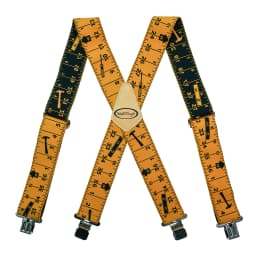 Suspenders Man For Pants 2" Wide Adjustable and Elastic Braces X Shape With Strong Clips - Heavy Duty Elastic Braces For Men
