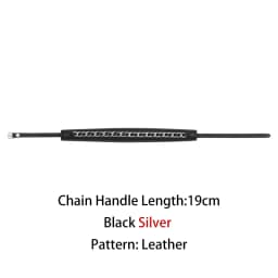 Genuine Cowhide Top Handle Strap Replacement Handbag Short Handle For Classic Flap CF Bag DIY Modification Accessories