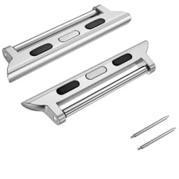 Watchband Connector for Apple Watch Ultra 2 49mm 45mm 44mm 42mm 38mm Adapter for IWatch Ultra Series 9 8 7 6 5 22mm Width Straps