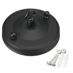 Ceiling Plate Holder Vintage Lamp Base Hook Plate Light Fitting Chandelier Decoration Hanger Pendant Lamp Parts
