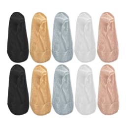5 Pairs New Peacock Screen Lac Invisible Anti-slip Silicone Thin Socks Lace Edging For Women Summer Simplicity Boat Socks