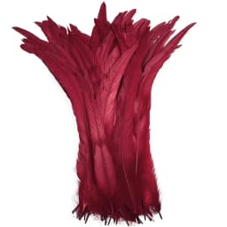 20/100Pcs 25-30CM DIY Rooster Feather Crafts Sewing Clothing Decor Plume Home Party Women's Feather Headwear Wedding Accessories