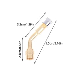 1pc 45 90 135 Degree Angle Bent Valve Adaptor Tyre Tube Valve Extension Adapter For Motorcycle Truck Car Moto Bike