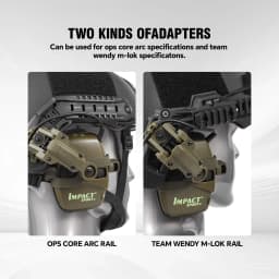 Impact Sport Electronic Shooting Headset Helmet Mounted Ver Hunting Pickup Noise Reduction Hearing Protection Tactical Headset