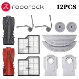 Roborock Saros 10 / S9 MaxV Ultra Robot Vacuum Spare Parts Main Side Brushes Mop Cloths HEPA Filters Dust Bags Accessories