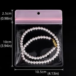 10Pcs Multi Size EVA Hang Hole Self Seal Packaging Bags Jewelry Organizer For Earrings Bracelet Storage Display Gift Packaging