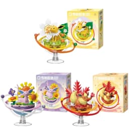 Keeppley Pokémon Series Building Blocks Bulbasaur Blastoise Venusaur Charmander Assembled Model Toys Ornaments Gifts