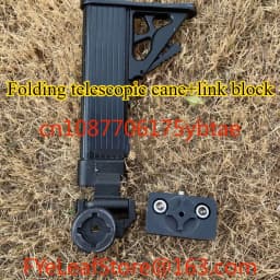 Folding Cane Handle Retractable Metal Holder Grip