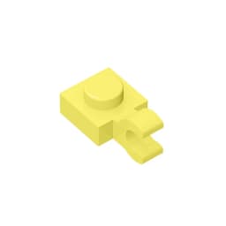 Gobricks GDS-813 PLATE 1X1 W/HOLDER VERTICAL compatible with lego 6019 61252 children's toys Assembles Building Blocks Technical