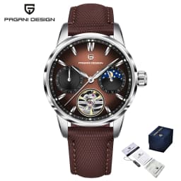 Pagani Design 2025 New 41MM Luxury Automatic Mechanical Men's Watch Stainless Steel 10bar Waterproof Pilot Watch reloj hombre