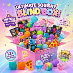 Stress Relief Needoh Squishy Surprise Blind Box Assorted Soft Fidget Squeeze Toy Sensory Play Toy Party Supplies