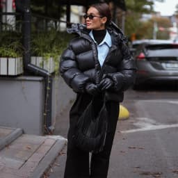 Classic Women's Winter Jacket Coat Hooded Cropped Warm Fashion Coats 2025 New Casual High Street Outerwear Lady Loose Fit Outfit