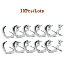 AICPOSE 10pcs/lots Stage Lights 30-55mm Aluminum Hook LED PAR Hooks Profession Stage Equipment LED Lights Truss DJ Club Hanging Hook