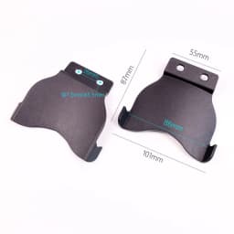6PCS/LOT Black Plastic Light Weight Comfortable Paddle Mount Clip For OWB Holsters Sheaths Mounting Hardware Included