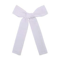 Long Tail Linen Hair Bow Clips for Little Girl Kids Mom Women Ponytail Knot Bows Alligator Clip Hair Accessories