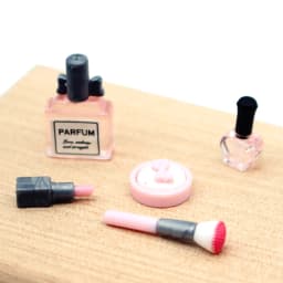 Hot 1Set 1:12 Dollhouse Mini Hair Styling Set Hair Dryer Comb Mirror Mini Furniture Bedroom Scene Pretend Play Table Miniature