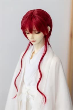 In Stock BJD/SD Wig 1/3 1/4 Milk Silk Short Hair Long Curly Elegant Girls Brown Green Doll Accessories(No Doll)