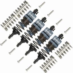 1/10 RC Oil Filled Shock Absorbers Kit for ARMMR HSP LosiTamiya TT02 TT01 WR-02 M05 M06 TA05 On Road Car Drift Car Upgrade Parts