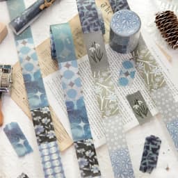 Journal GO 3m Creative Patterns Tape Stickers for Collage Junk Journal Scrapbooking Decor Handmade Masking Tape Stationery