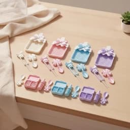 Creative Fuse Beads Tools Set Efficient Bowknot Perler Bead Auxiliary Tool Kit DIY Save Time Fuse Beads Spoon Pen Tray Kits