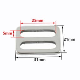 5/10Pcs 20-50mm Stainless Steel Tri-Glide Slider Buckles for Bag Strap Backpack Adjust Webbing Clips Clasp Bags Accessories