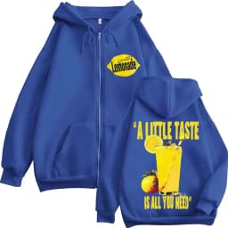 Louis Tomlinson Lemonade A Little Taste Is All You Need New Album 2025 Zip Up Hoodies Men Women Fleece Fashion Jacket Sweatshirt