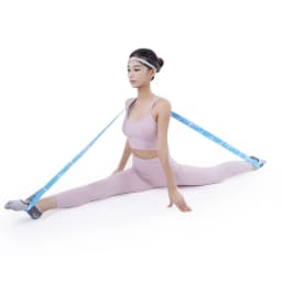 Yoga Stretching Straps with 8/10/12 Loops for dnace, Physical Therapy, Elastic Stretch Bands for Pilates, Gymnastics, Ballet