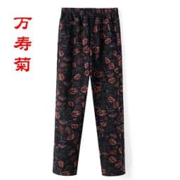 Extra Large Size 9XL Middle-aged Women Pants New Autumn Elastic High Waist Casual Trousers Winter Velvet Female Straight Pants