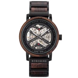 Automatic Mechanical Watch BOBO BIRD New Top Business Men Wooden Wristwatch Unique Custom Engraved Watches Christmas Gift Box