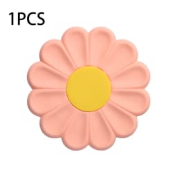 1pcs Daisy Silicone Trivets Mats - Heat Resistant, Non-Slip Kitchen Pads for Pots, Pans & Dishes - Perfect Christmas & Halloween