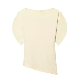 HH Women Elegant Solid Puff Sleeve Blouse Asymmetrical Hem O Neck T-Shirts 2026 Spring Fashion Female Streetwear Y2K Tops