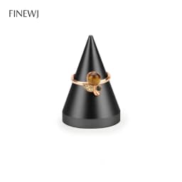 Finger Ring Jewelry Display Ring's Holder Solid Metal Cone Organizer Hand Bague Jewellery Presentation Stand Storage Rack Base
