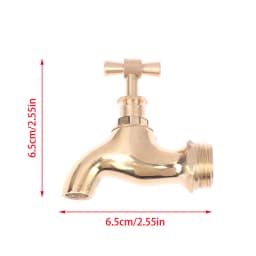 Brass Slow Boiling Faucet, Male Thread Bronze Antique Brass With Handle, Faucet Petcock Tap