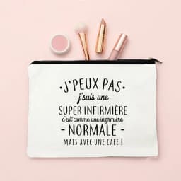I Am A Top Nurse Print Makeup Bag Travel Neceser Toiletry Organizer Pouch Female Canvas Zipper Cosmetic Bags Best Gift for Nurse