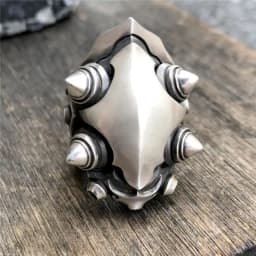Domineering Tiger Eye Stone Rings Irregular Special-shaped Goth Punk Rings Engagement Wedding Ring Party Jewelry Accessories