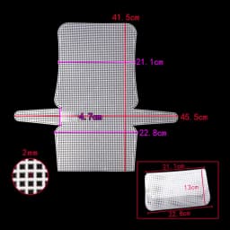 DIY Plastic Weaving Plastic Mesh Cloth White Craft Bag Fixed Grid Sheet Handmade Knitting Crochet Bags Plate Bag Accessories